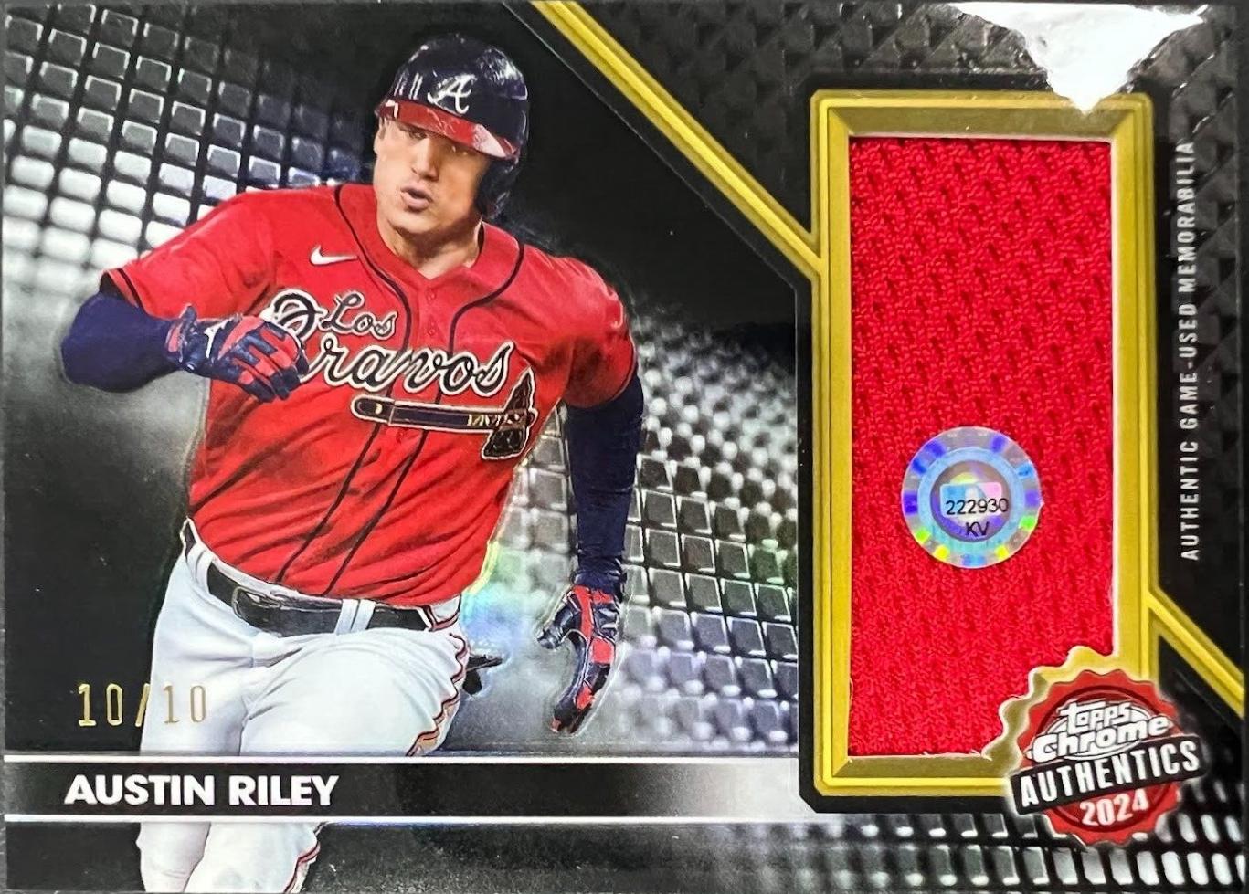Austin Riley [Black Refractor] #TCA-ARI