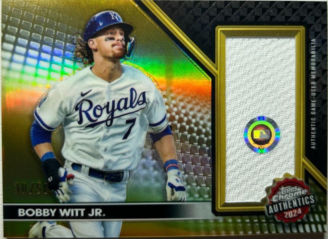 Bobby Witt Jr. [Gold Refractor] #TCA-BW