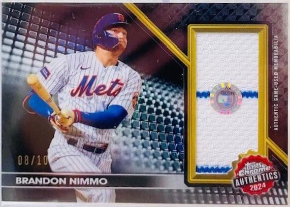 Brandon Nimmo [Black Refractor] #TCA-BN
