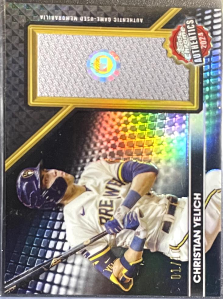 Christian Yelich [Black Refractor] #TCA-CY
