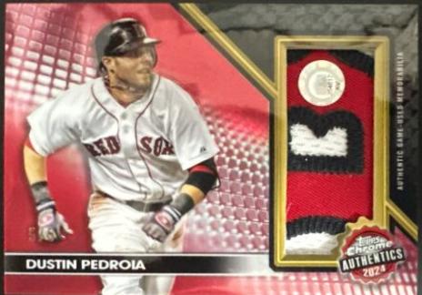 Dustin Pedroia [Red Refractor] #TCA-DP