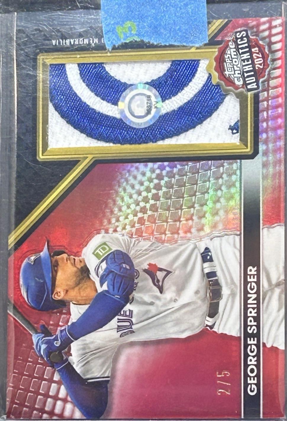George Springer [Red Refractor] #TCA-GSP