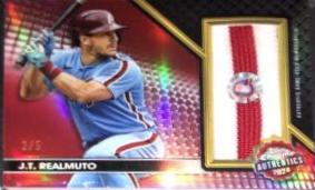 J.T. Realmuto [Red Refractor] #TCA-JR