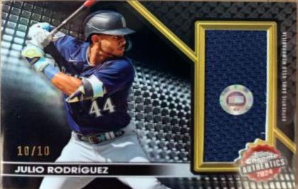 Julio Rodriguez [Black Refractor] #TCA-JROD