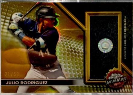 Julio Rodriguez [Gold Refractor] #TCA-JROD