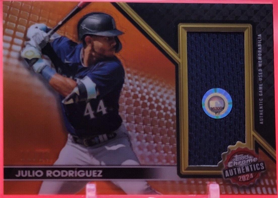 Julio Rodriguez [Orange Refractor] #TCA-JROD
