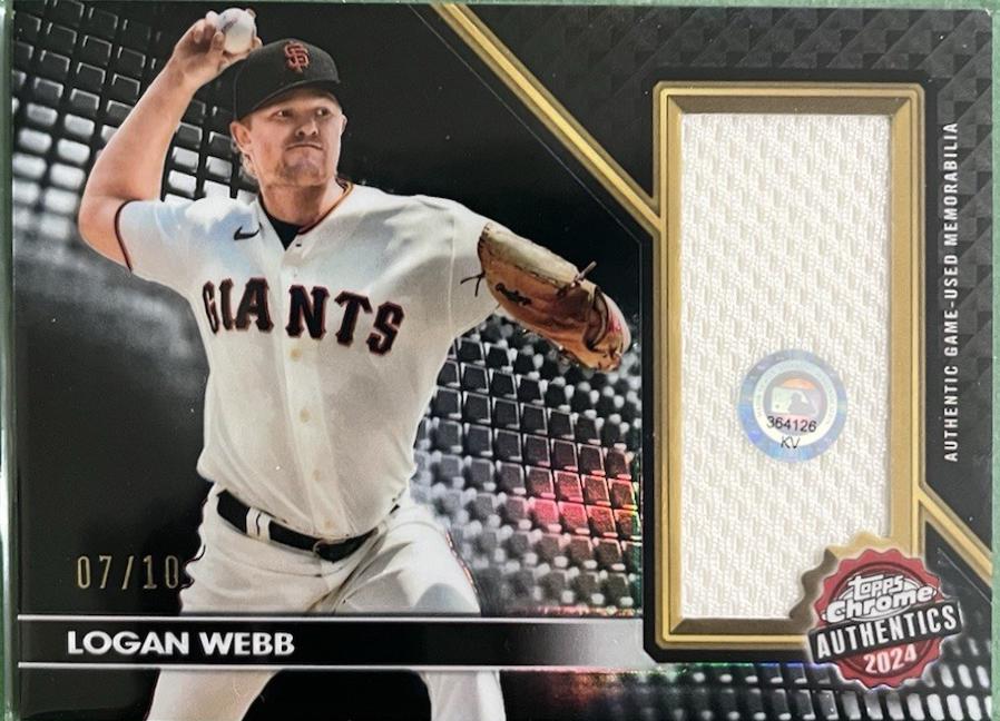 Logan Webb [Black Refractor] #TCA-LW