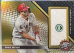 Mike Trout [Gold Refractor] #TCA-MT