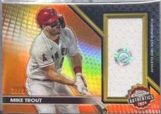 Mike Trout [Orange Refractor] #TCA-MT