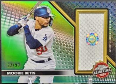 Mookie Betts [Green Refractor] #TCA-MB