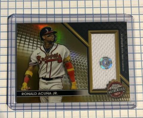 Ronald Acuna Jr. [Gold Refractor] #TCA-RA