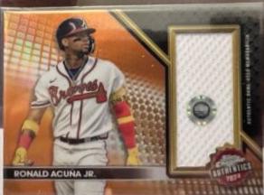 Ronald Acuna Jr. [Orange Refractor] #TCA-RA