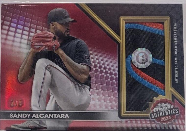Sandy Alcantara [Red Refractor] #TCA-SA