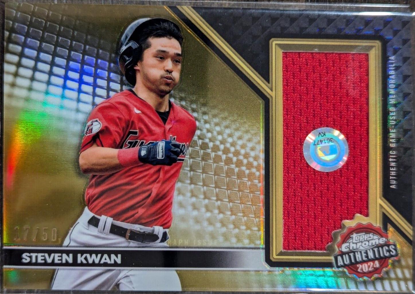 Steven Kwan [Gold Refractor] #TCA-SK