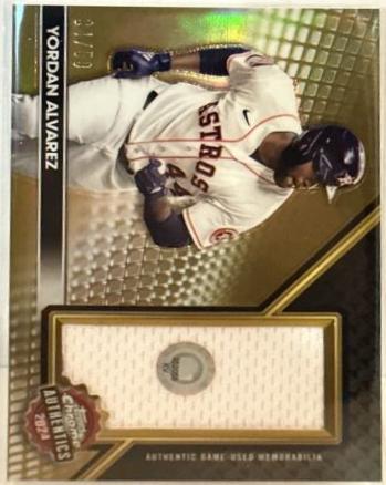 Yordan Alvarez [Gold Refractor] #TCA-YA