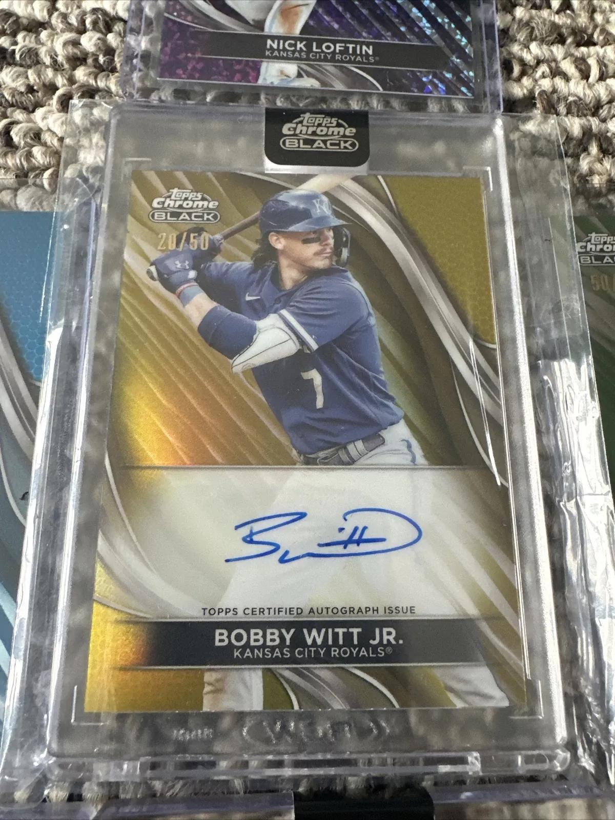 Bobby Witt Jr [Gold Refractor] #CBA-BWJ