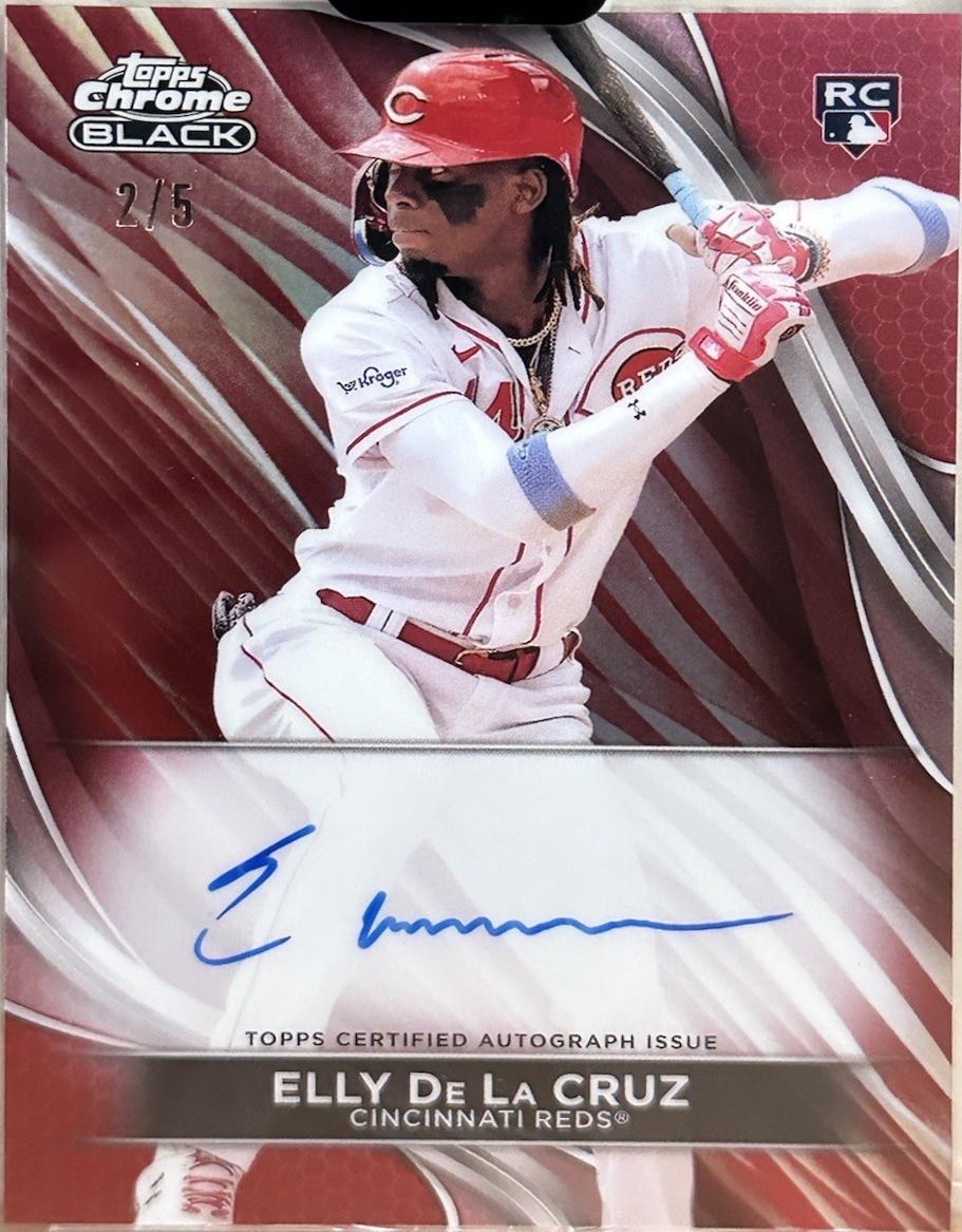 Elly De La Cruz [Red Refractor] #CBA-ED