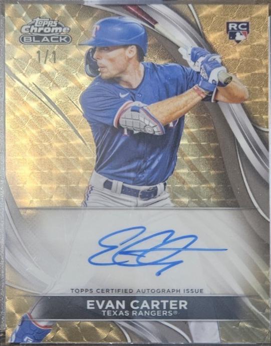 Evan Carter [Superfractor] #CBA-EC