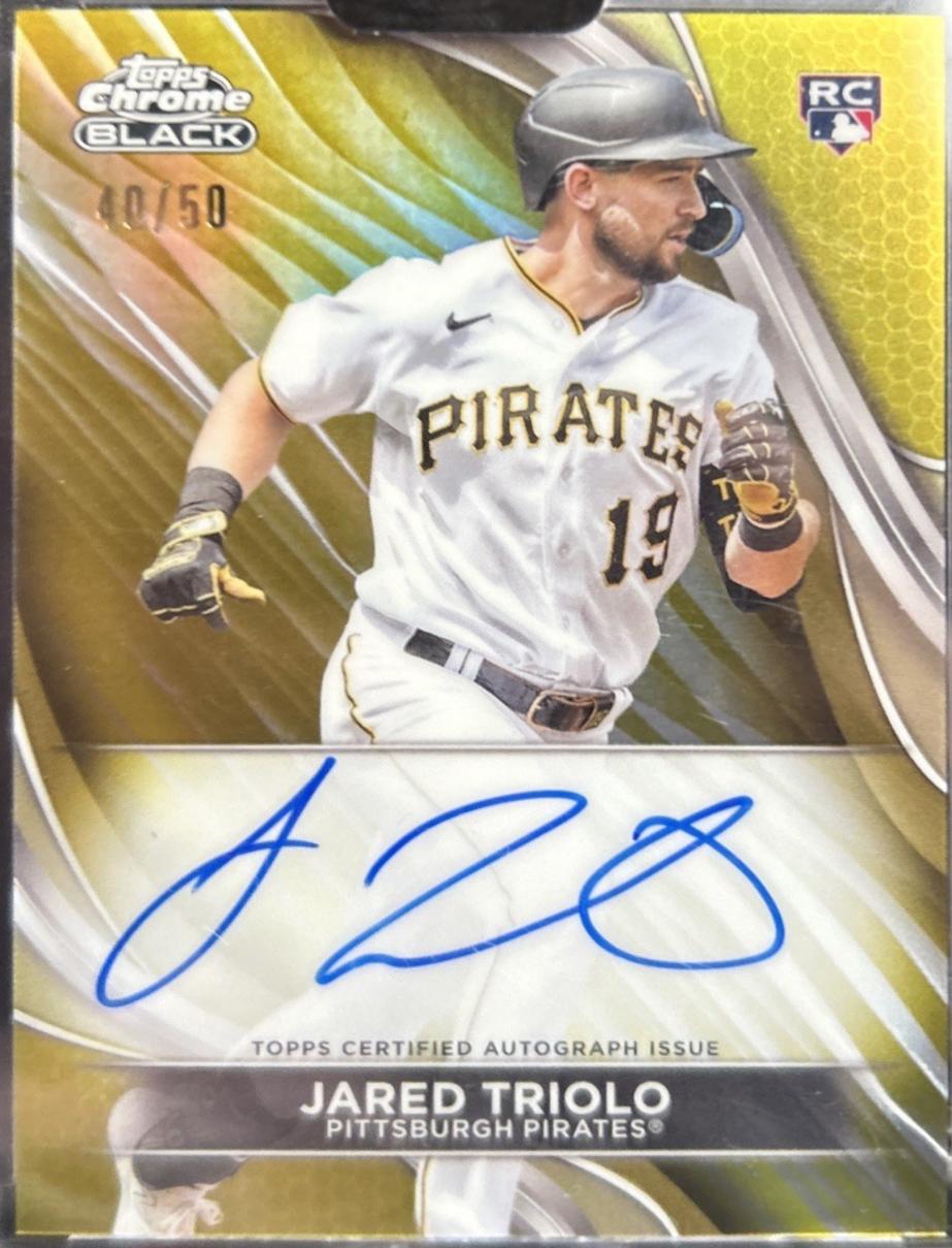 Jared Triolo [Gold Mini-Diamond Refractor] #CBA-JT