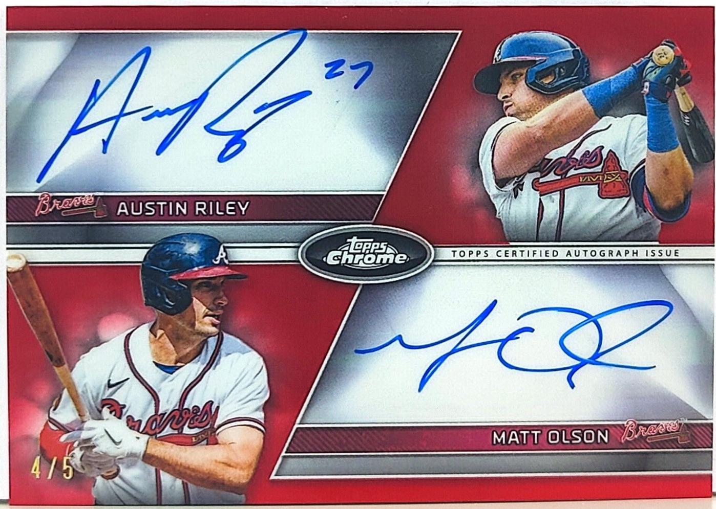 Austin Riley / Matt Olson [Red Refractor] #DA-RIO