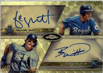 George Brett / Bobby Witt Jr. [Superfractor] #DA-BWJ