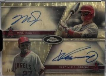 Vladimir Guerrero / Mike Trout [Superfractor] #DA-TRG