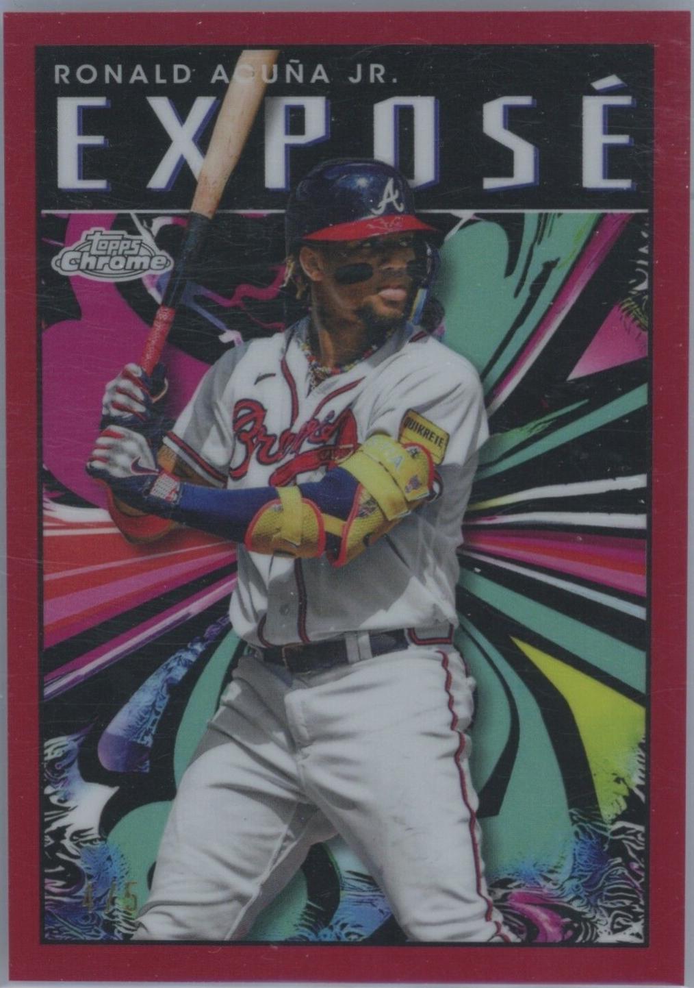 Ronald Acuna Jr. [Red Refractor] #TCE-14