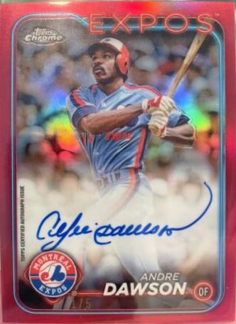 Andre Dawson [Red Refractor] #CLA-AD