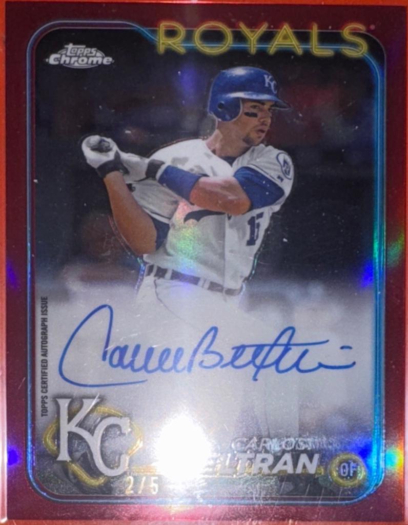 Carlos Beltran [Red Refractor] #CLA-CB