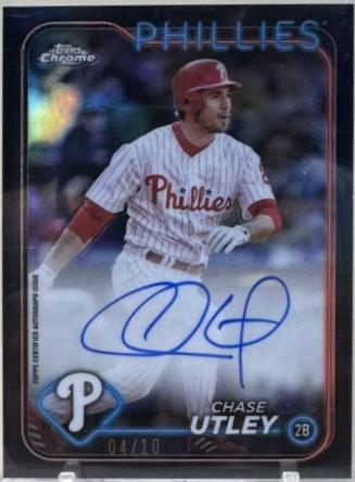 Chase Utley [Black Refractor] #CLA-CU