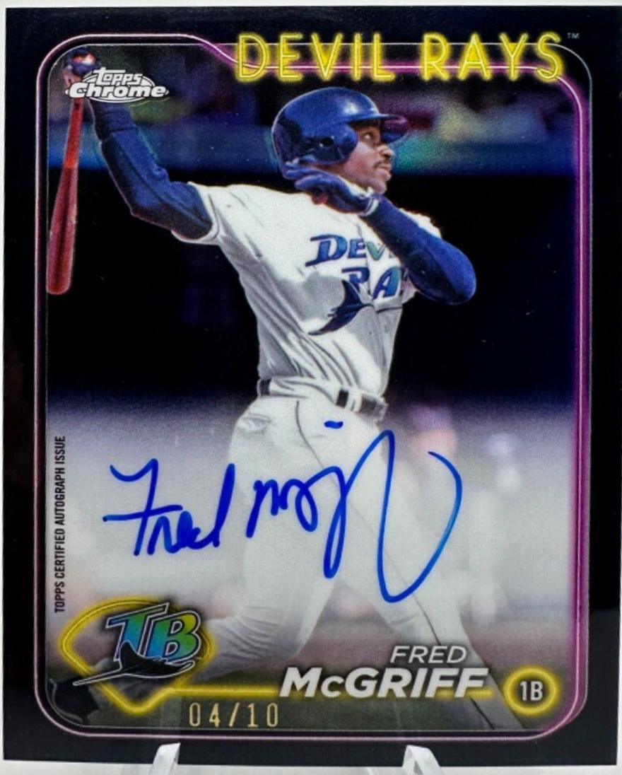 Fred McGriff [Black Refractor] #CLA-FM