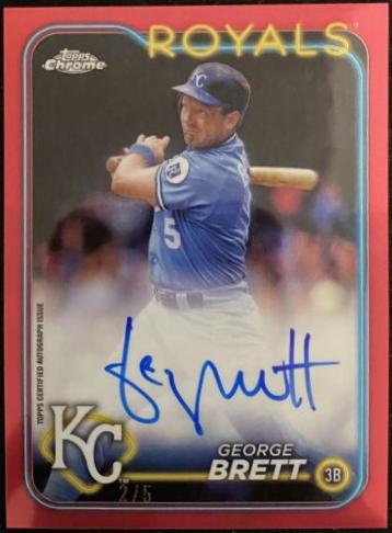 George Brett [Red Refractor] #CLA-GB