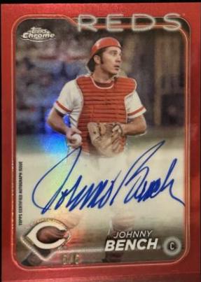 Johnny Bench [Red Refractor] #CLA-JB