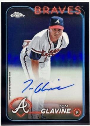 Tom Glavine [Black Refractor] #CLA-TG