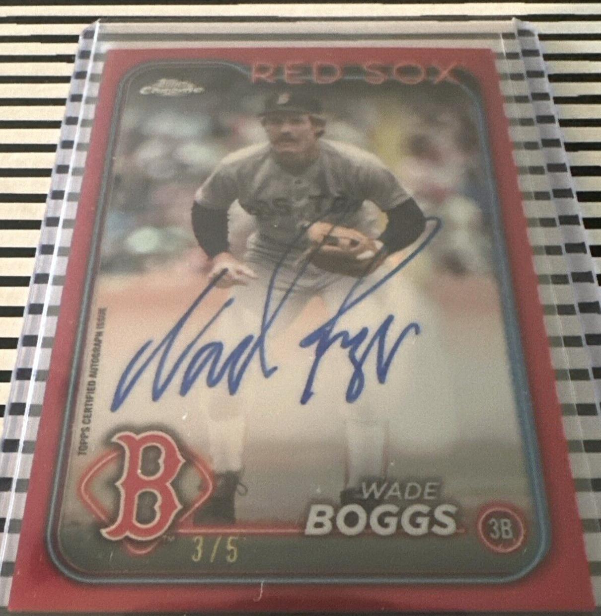 Wade Boggs [Red Refractor] #CLA-WB