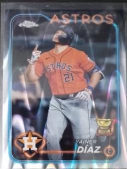 Yainer Diaz [Orange Wave Refractor] #203