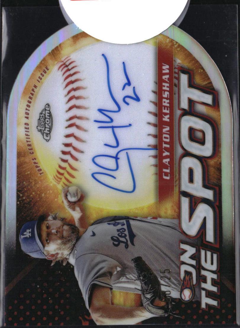 Clayton Kershaw [Orange Refractor] #OSA-CK