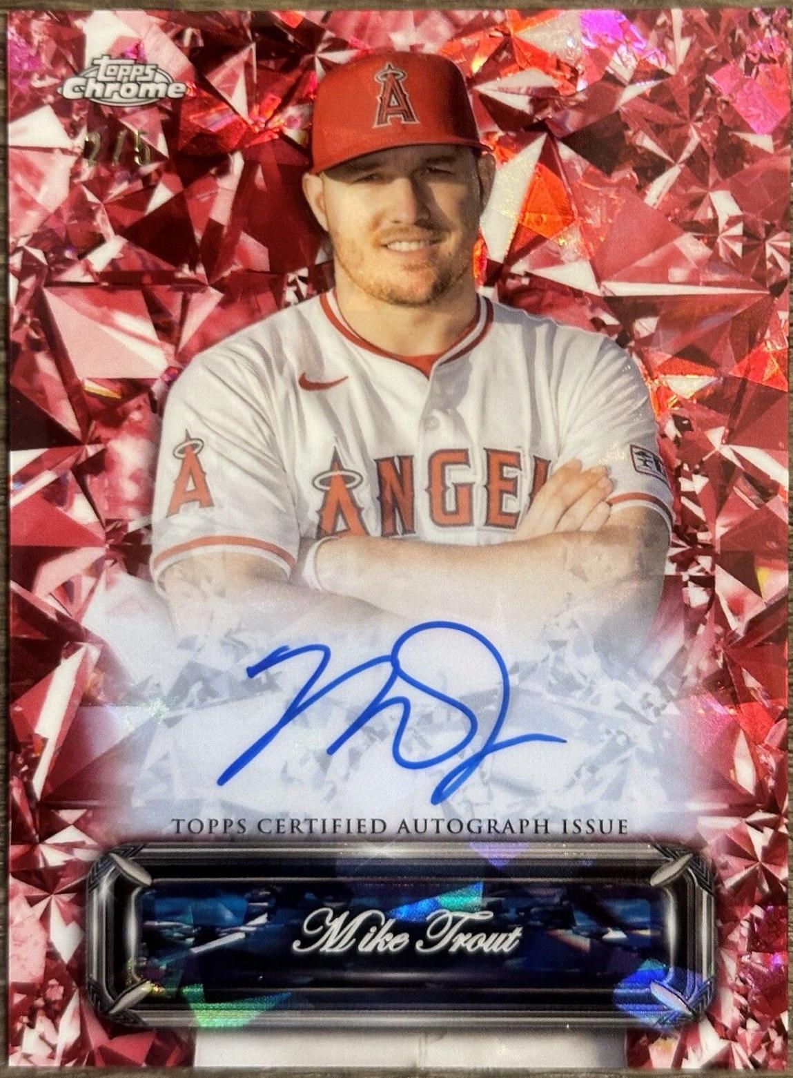 Mike Trout [Red] #SSA-MT