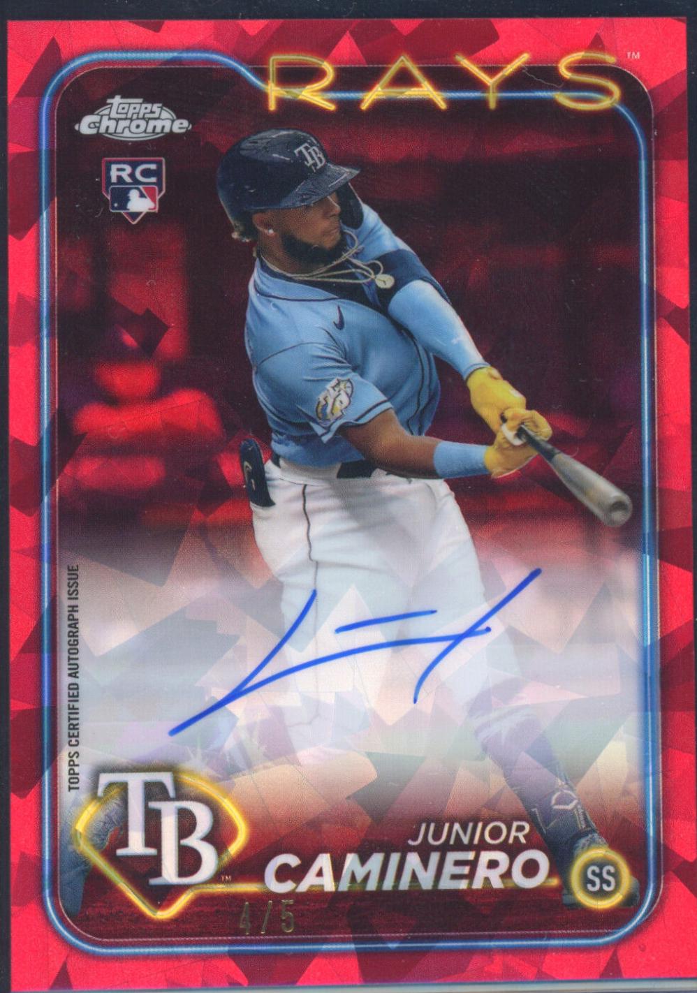 Junior Caminero [Red] #USA-JCA