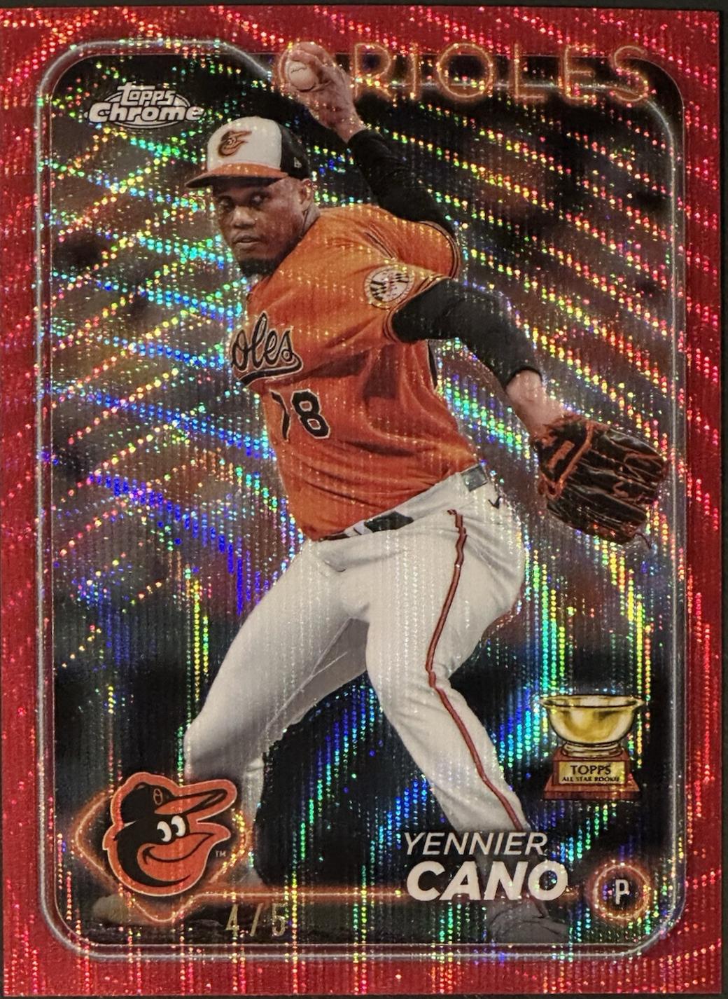 Yennier Cano [Red Wave Refractor] #130