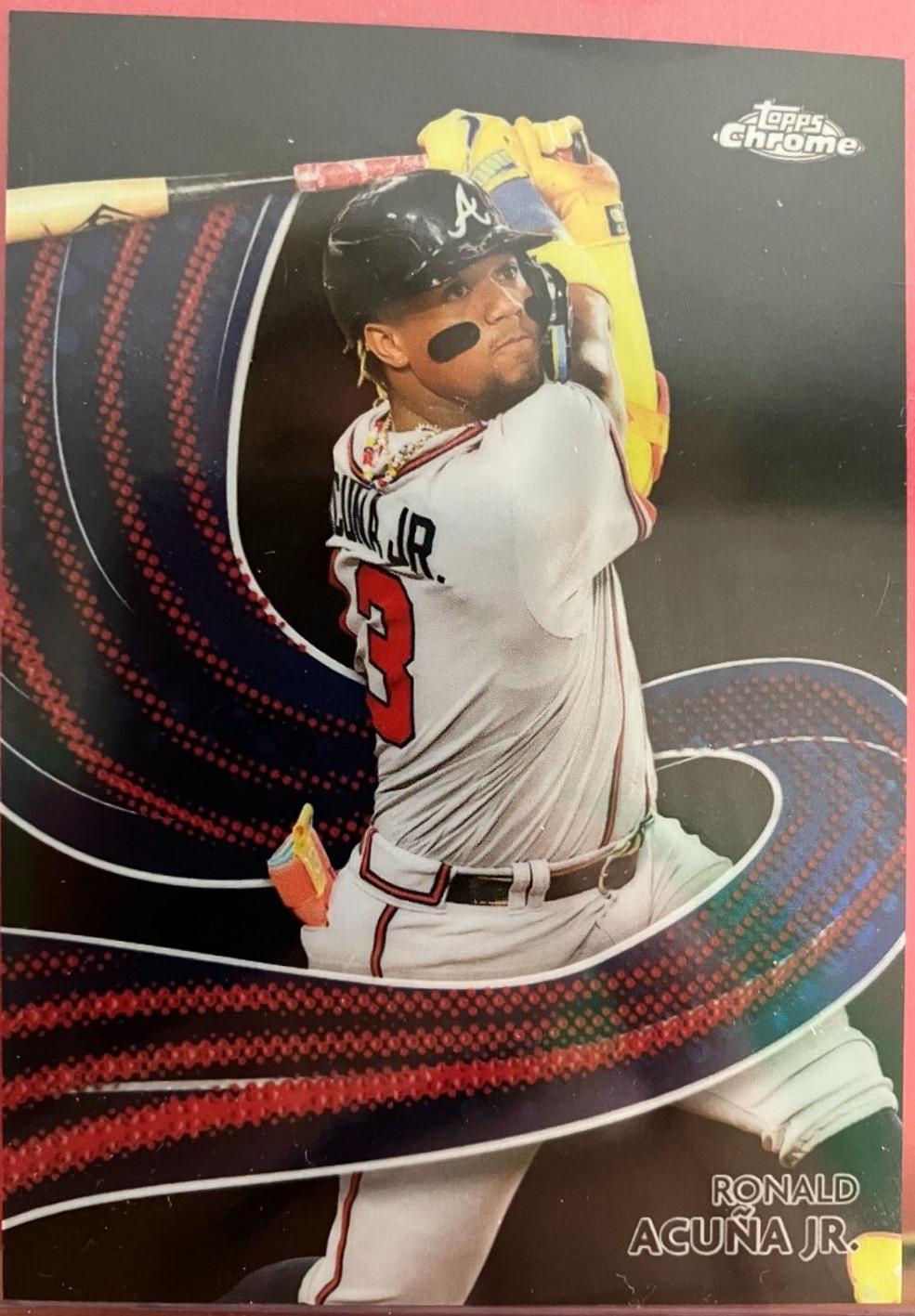 Ronald Acuna Jr. [Black Refractor] #S-12