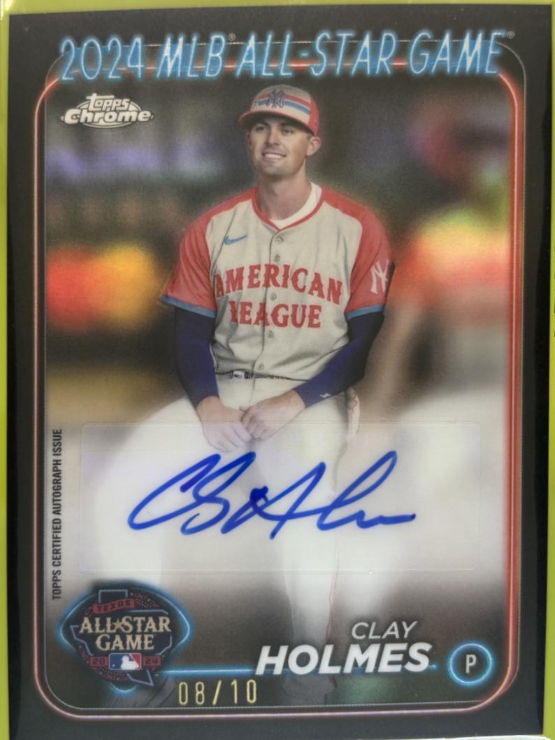 Clay Holmes [Black Refractor] #ASGCA-CH
