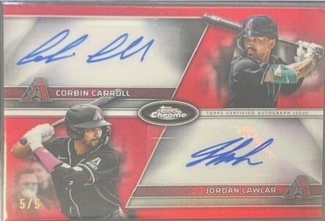 Corbin Carroll / Jordan Lawlar [Red Refractor] #CDA-CAL