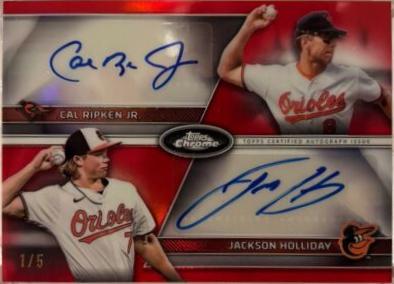 Jackson Holliday / Cal Ripken Jr. [Red Refractor] #CDA-RJH