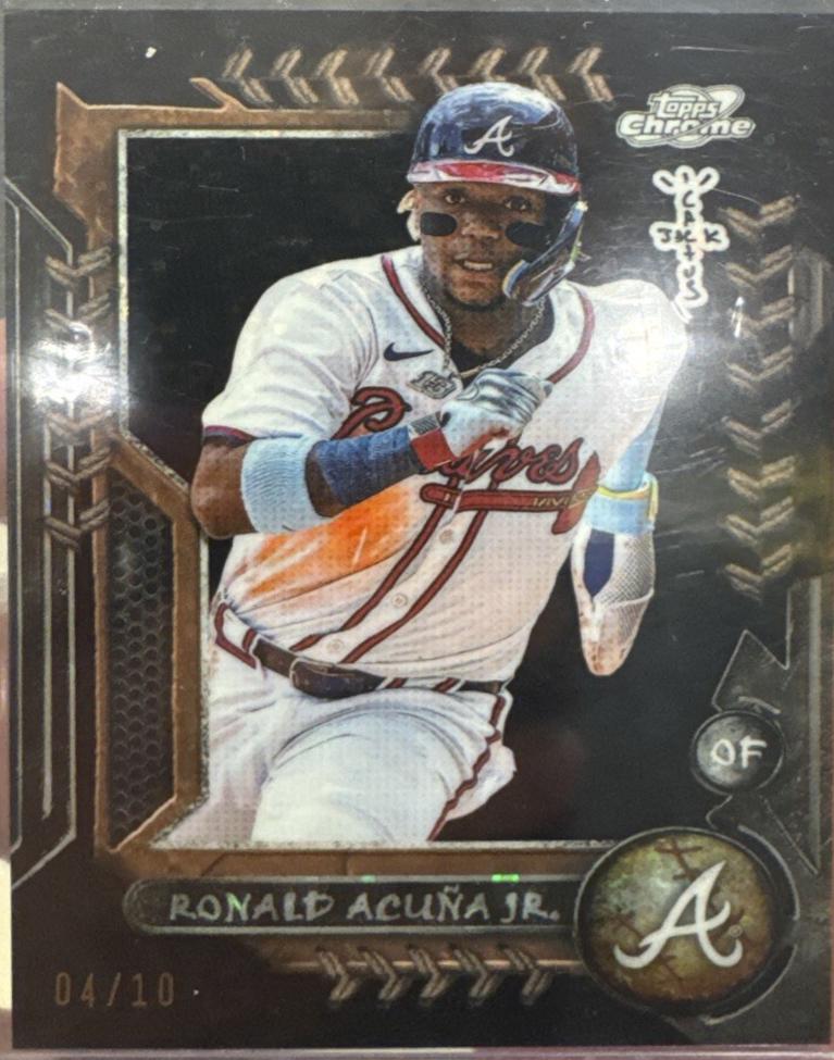 Ronald Acuna Jr. [Black Refractor] #36