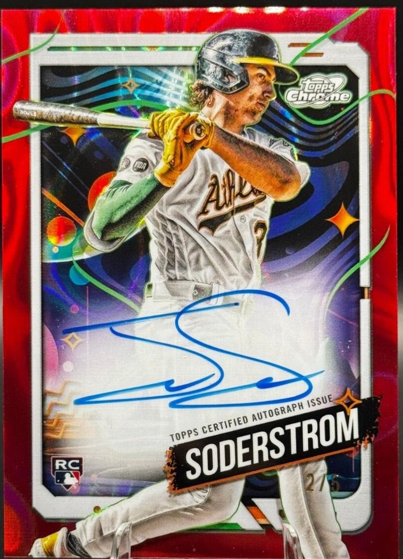 Tyler Soderstrom [Red Flare Refractor] #CCA-TS