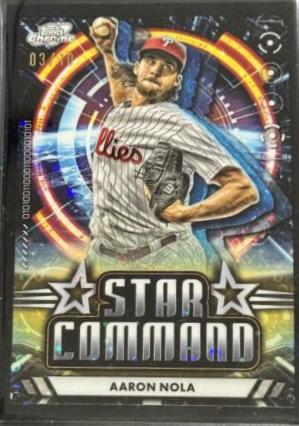 Aaron Nola [Black Eclipse Refractor] #SC-10