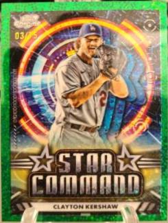 Clayton Kershaw [Green Space Dust Refractor] #SC-13