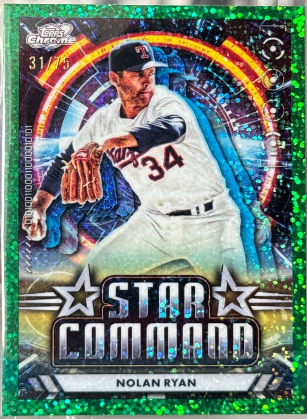 Nolan Ryan [Green Space Dust Refractor] #SC-25