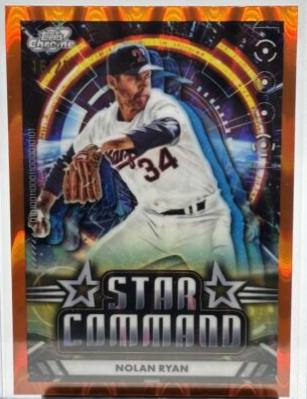 Nolan Ryan [Orange Galactic Refractor] #SC-25